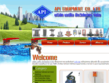 Tablet Screenshot of api-equipment.com